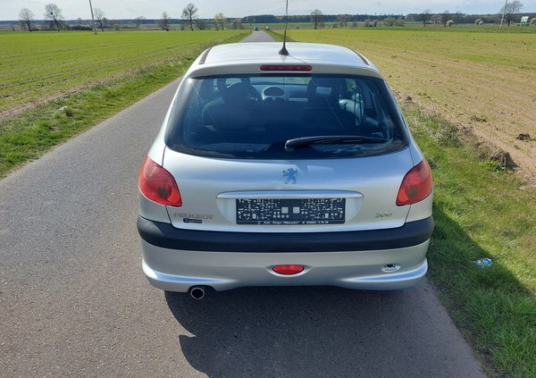 Peugeot 206 cena 7900 przebieg: 104000, rok produkcji 2009 z Gostyń małe 121